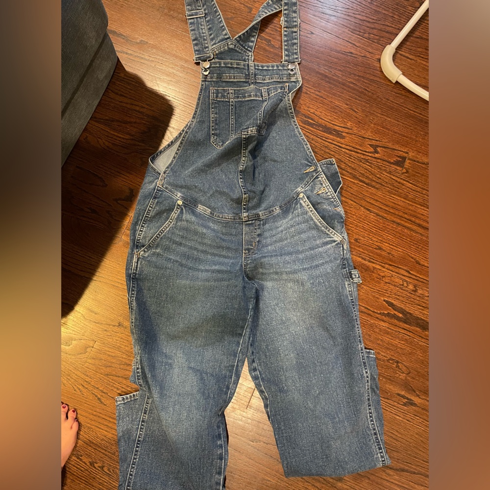 H&M maternity Blue Denim Overalls